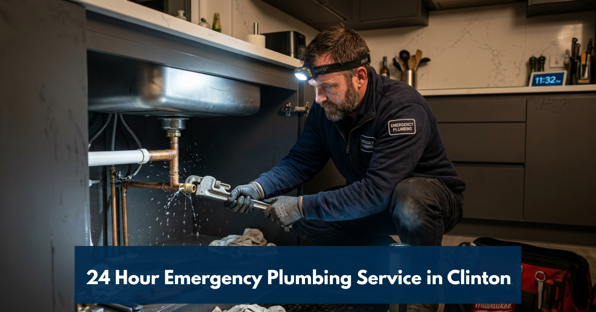 24 Hour Emergency Plumbing Service In Clinton
