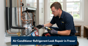 Air Conditioner Refrigerant Leak Repair In Fraser