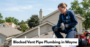Blocked Vent Pipe Plumbing In Wayne