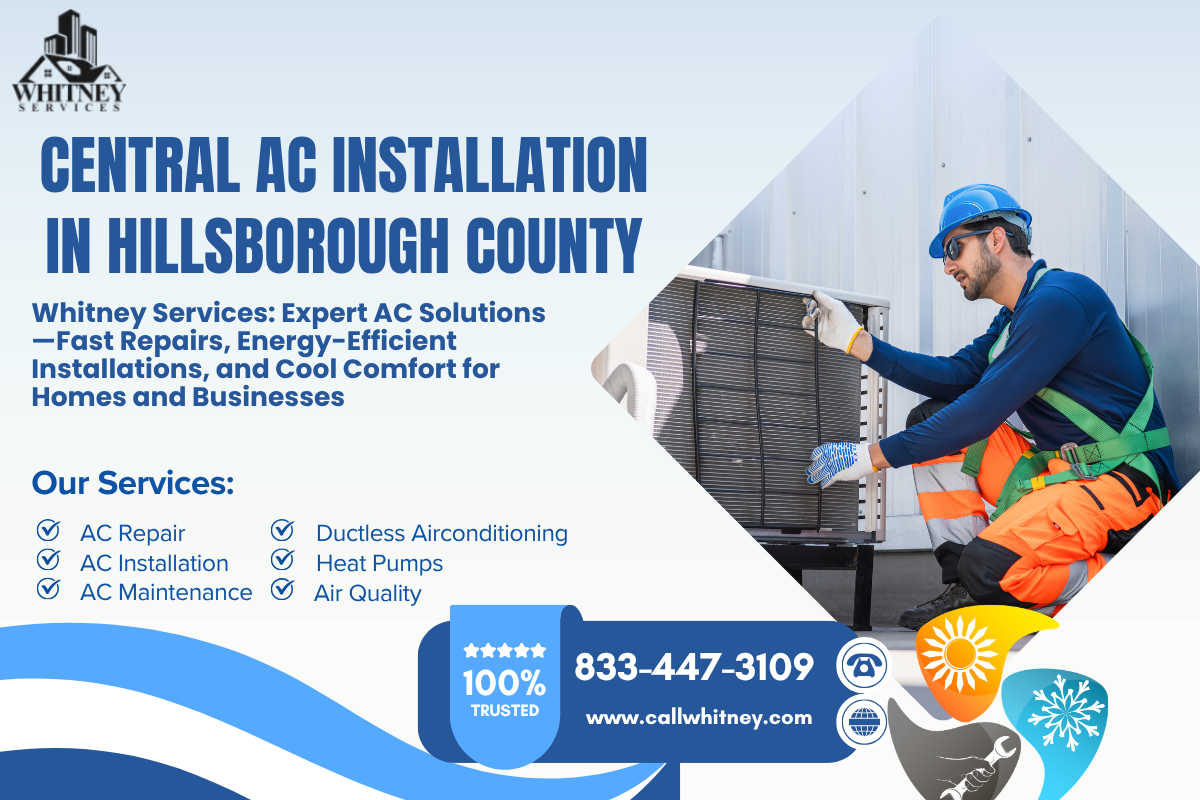 Central Ac Installation In Hillsborough County