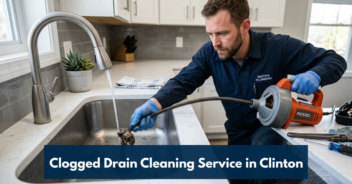 Clogged Drain Cleaning Service In Clinton