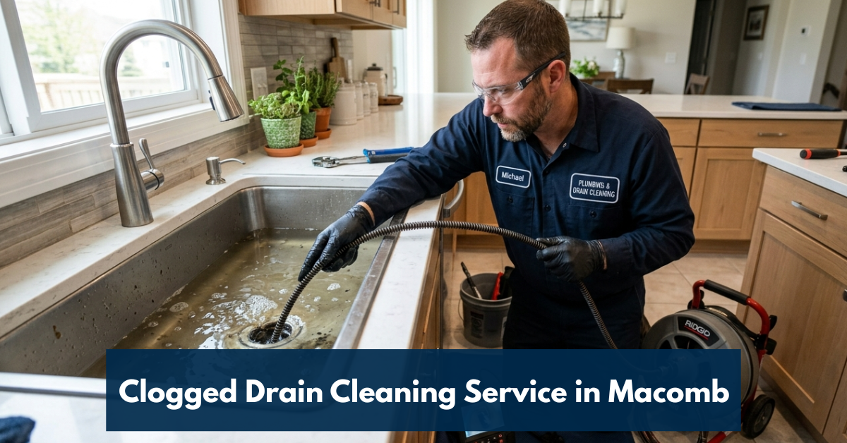 Clogged Drain Cleaning Service In Macomb
