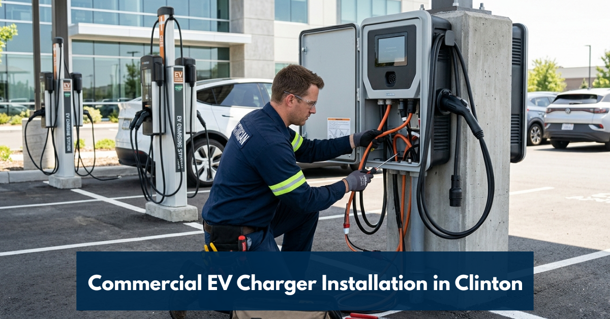 Commercial Ev Charger Installation In Clinton