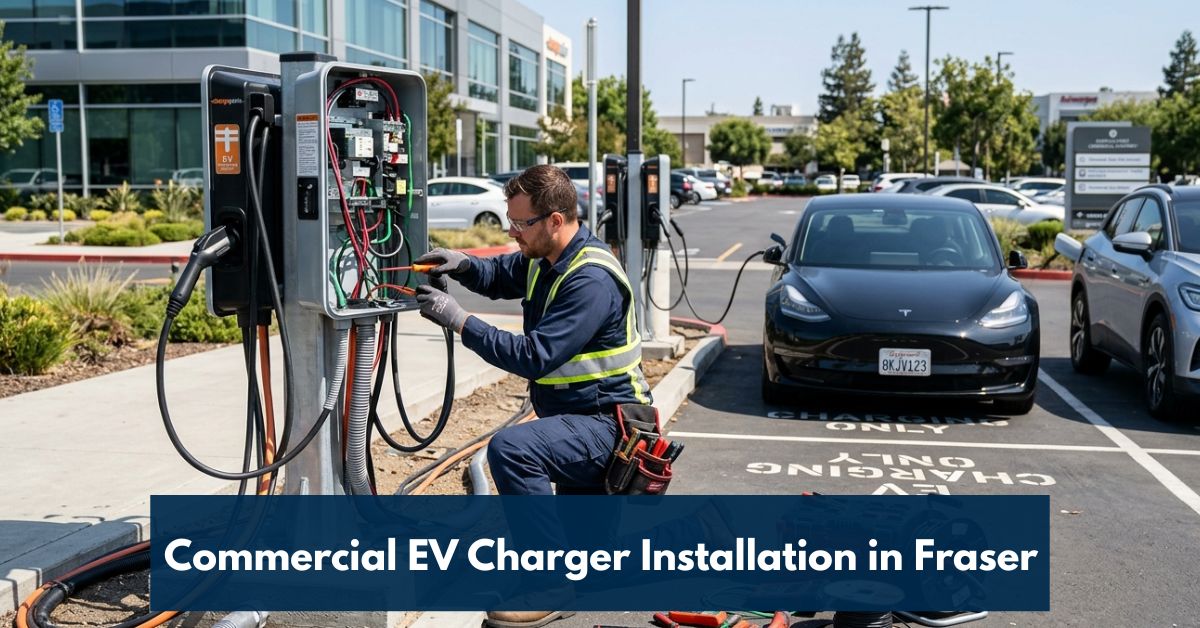Commercial Ev Charger Installation In Fraser