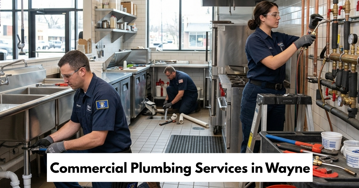 Commercial Plumbing Services In Wayne