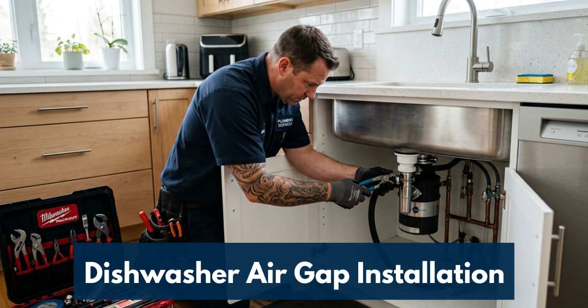 Dishwasher Air Gap Installation