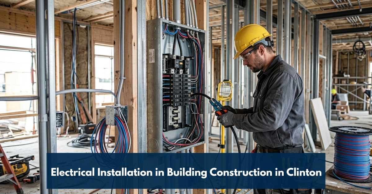 Electrical Installation In Building Construction In Clinton