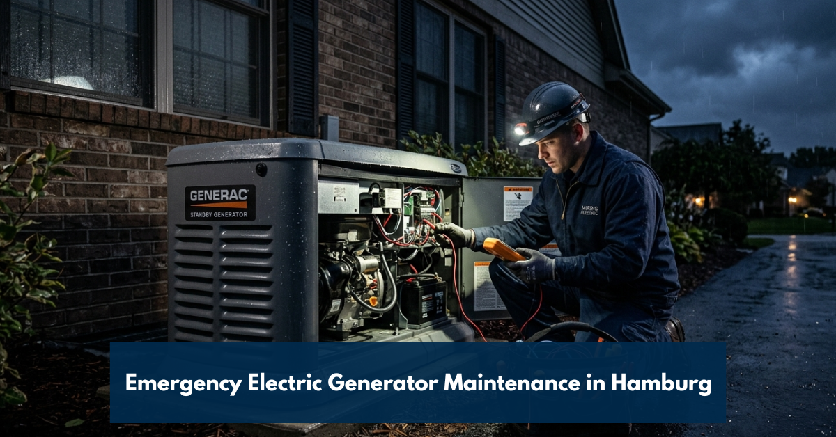 Emergency Electric Generator Maintenance In Hamburg