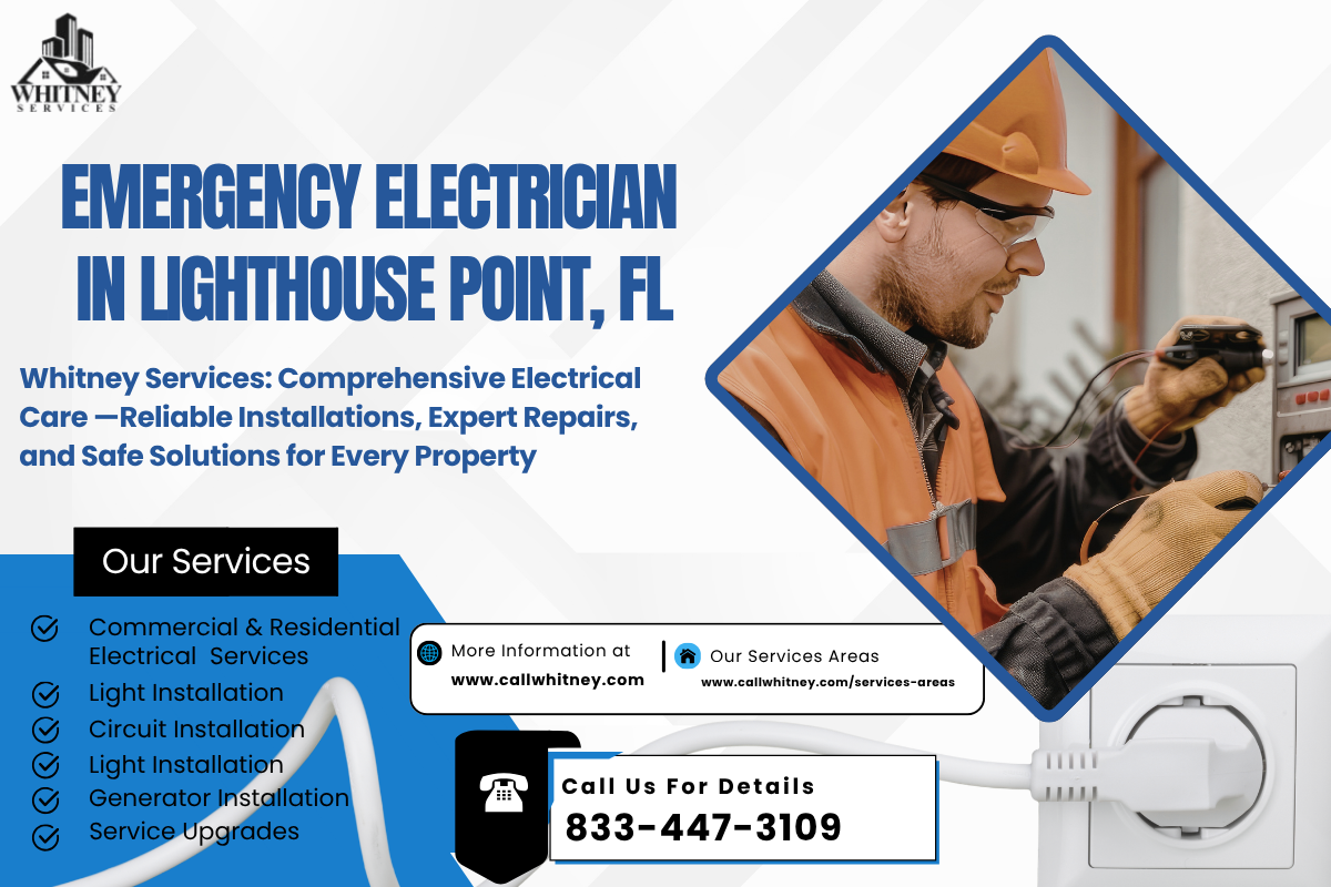 Emergency Electrician In Lighthouse Point, Fl