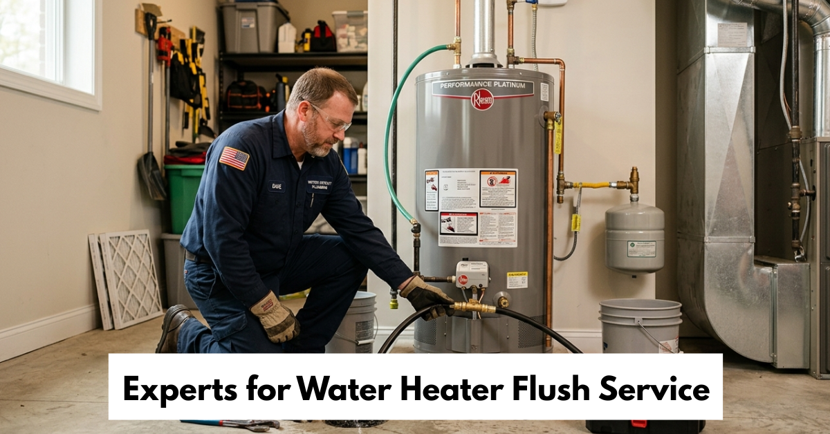 Experts For Water Heater Flush Service