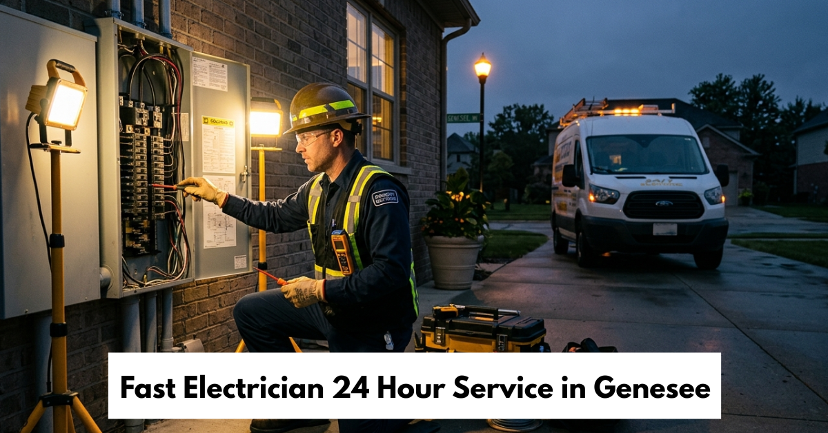Fast Electrician 24 Hour Service In Genesee