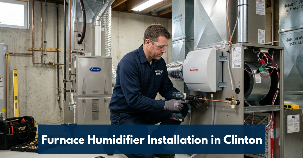 Furnace Humidifier Installation In Clinton