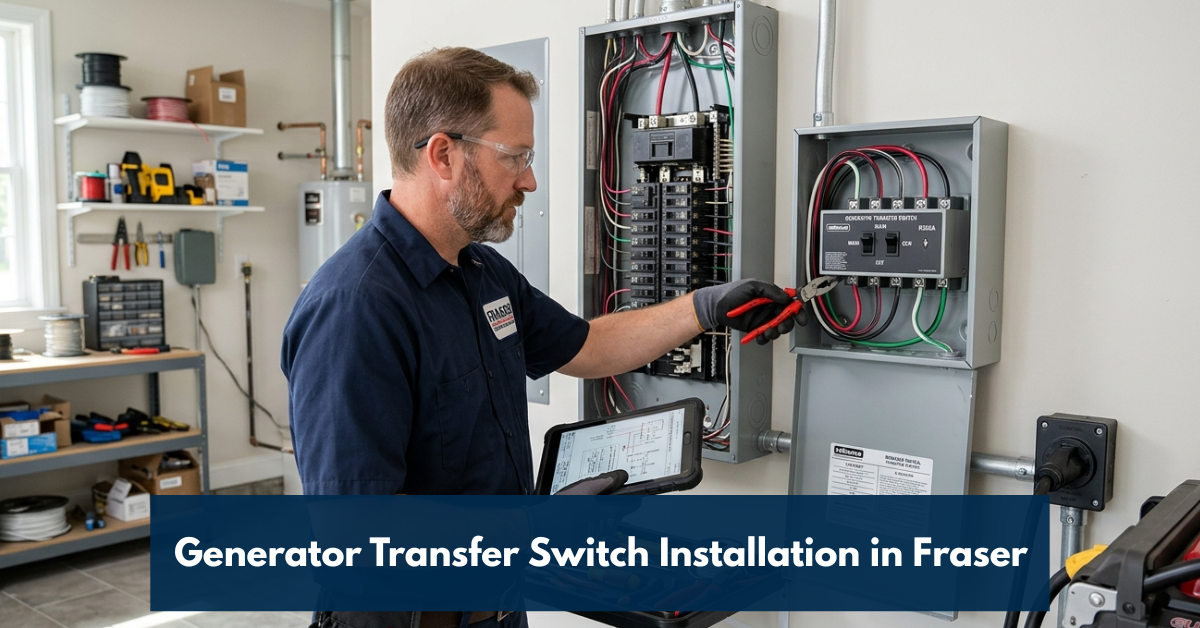 Generator Transfer Switch Installation In Fraser