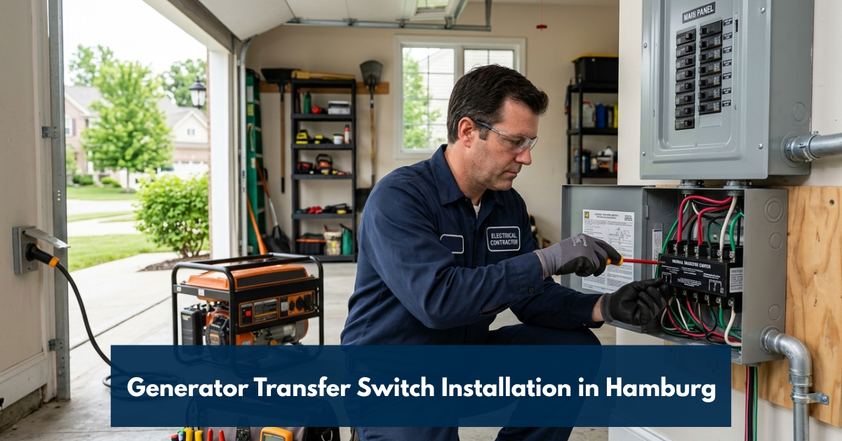 Generator Transfer Switch Installation In Hamburg