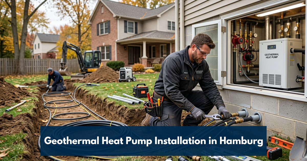 Geothermal Heat Pump Installation In Hamburg