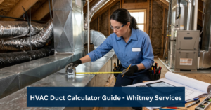 Hvac Duct Calculator Guide Whitney Services