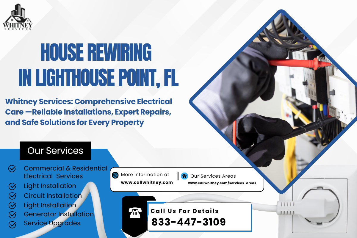 House Rewiring In Lighthouse Point, Fl
