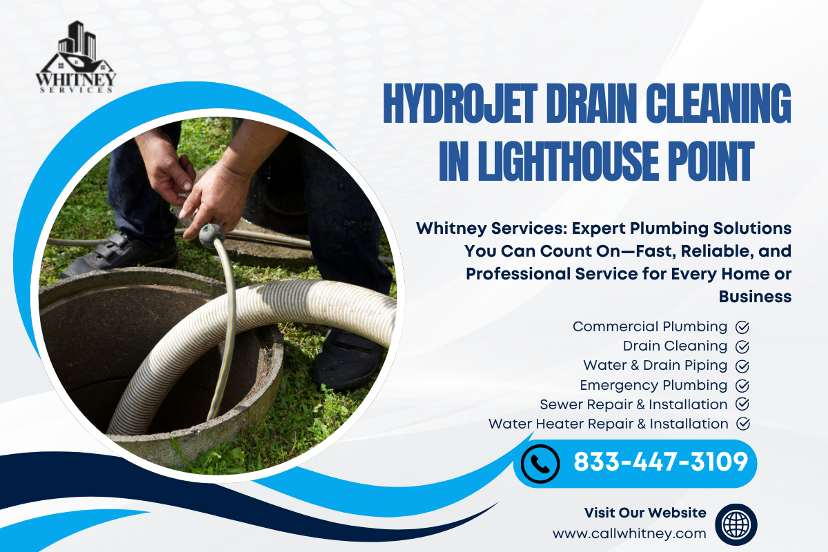 Hydrojet Drain Cleaning In Lighthouse Point