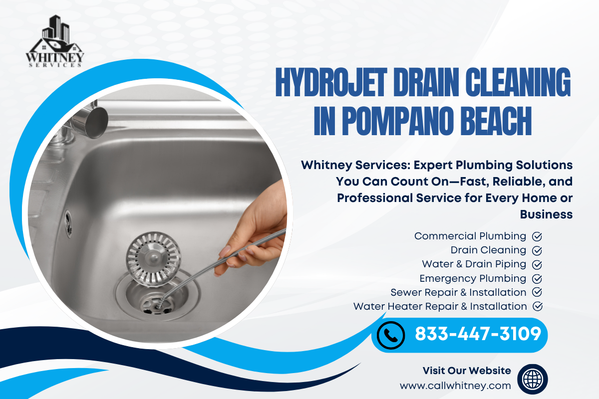 Hydrojet Drain Cleaning In Pompano Beach