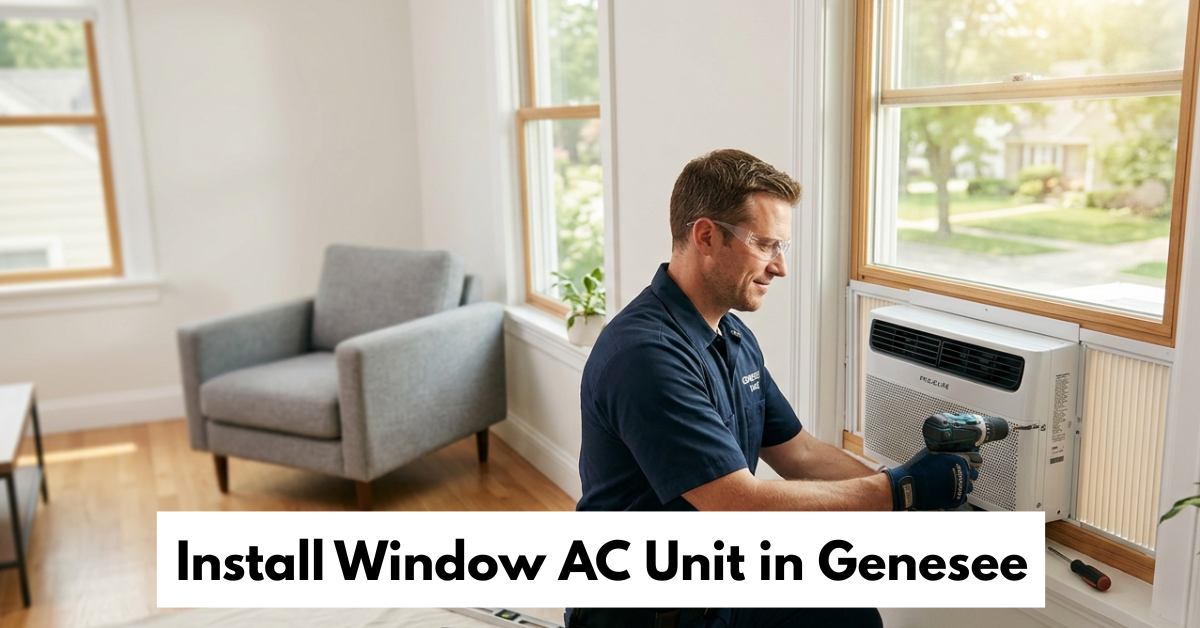 Install Window Ac Unit In Genesee
