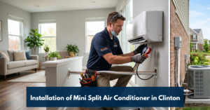 Installation Of Mini Split Air Conditioner In Clinton