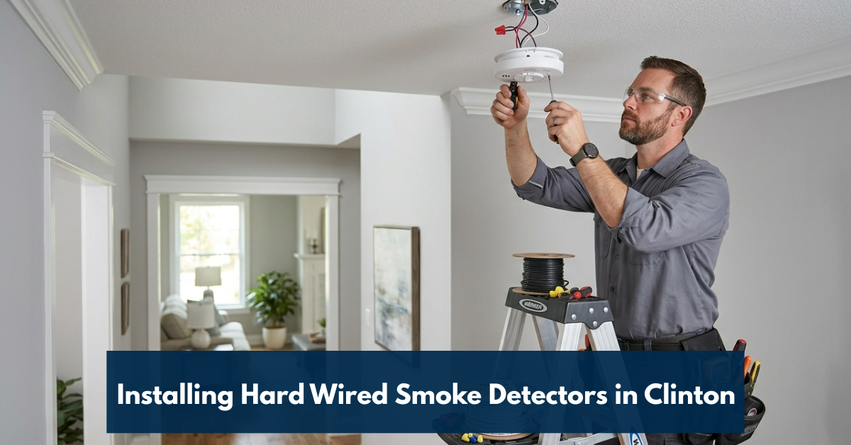 Installing Hard Wired Smoke Detectors In Clinton