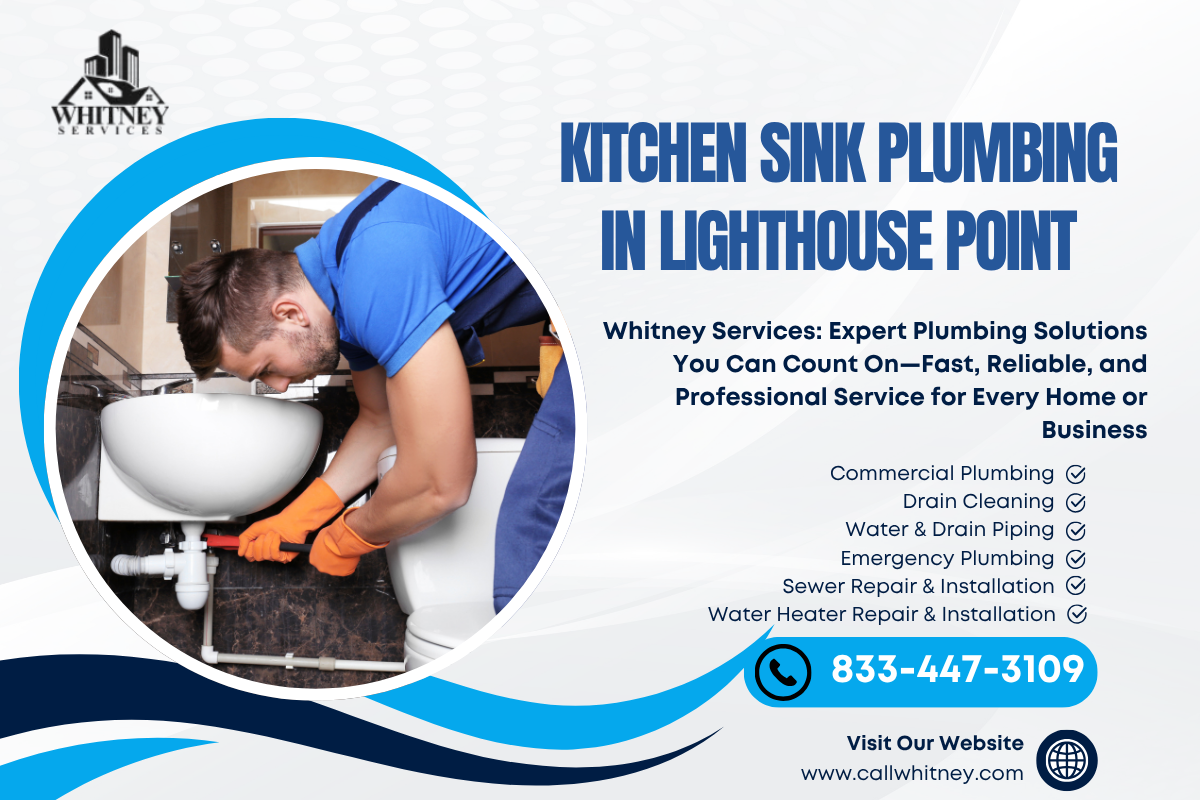 Kitchen Sink Plumbing In Lighthouse Point