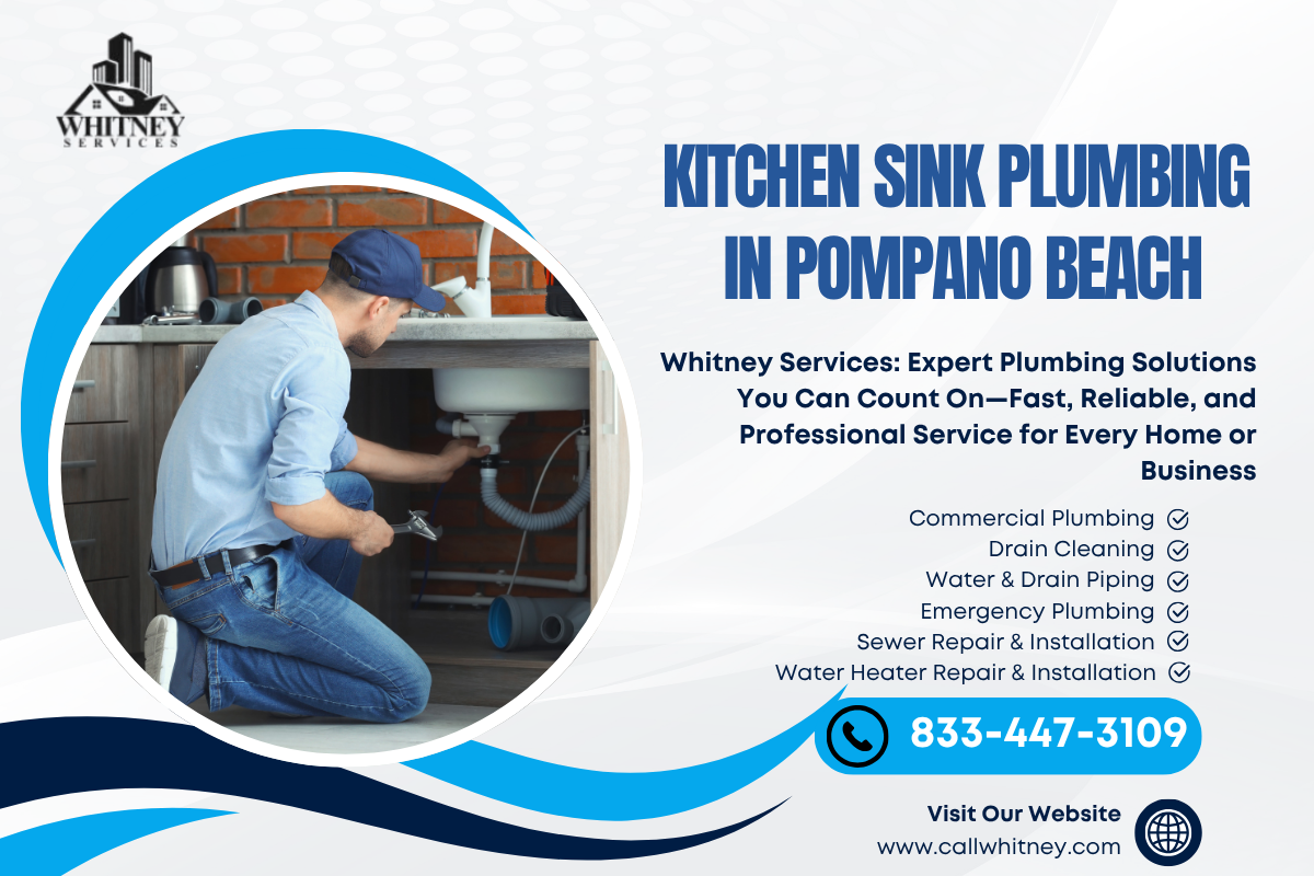 Kitchen Sink Plumbing In Pompano Beach
