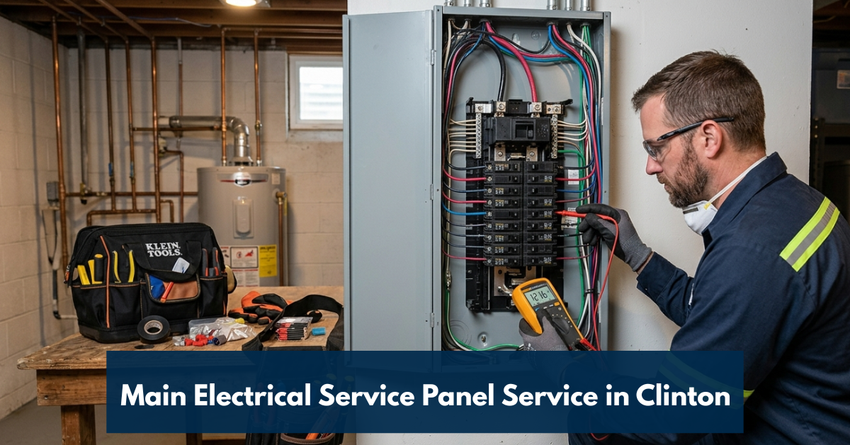 Main Electrical Service Panel Service In Clinton