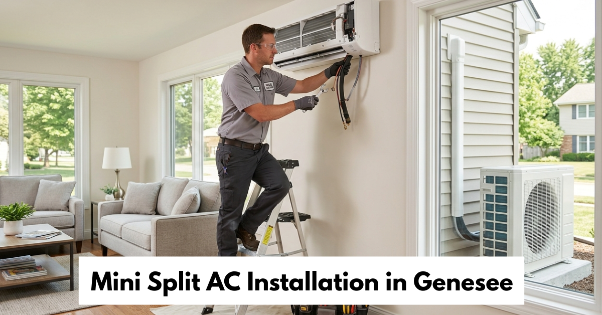 Mini Split Ac Installation In Genesee