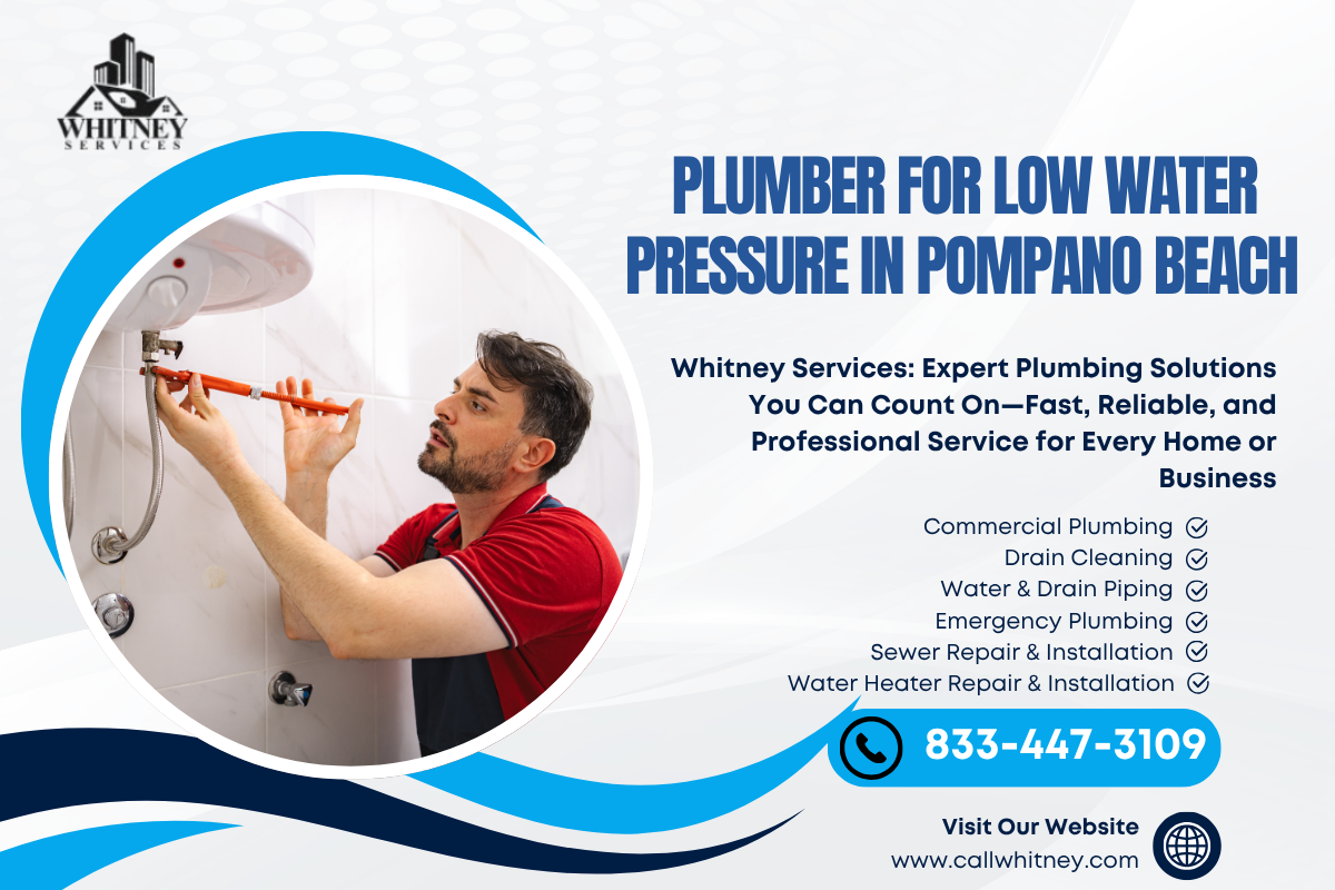 Plumber For Low Water Pressure In Pompano Beach
