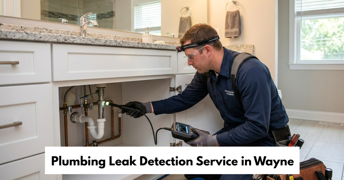 Plumbing Leak Detection Service In Wayne