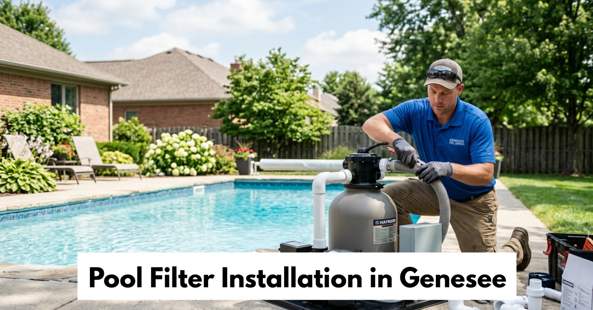 Pool Filter Installation In Genesee