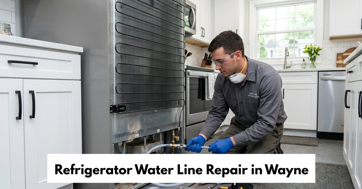 Refrigerator Water Line Repair In Wayne