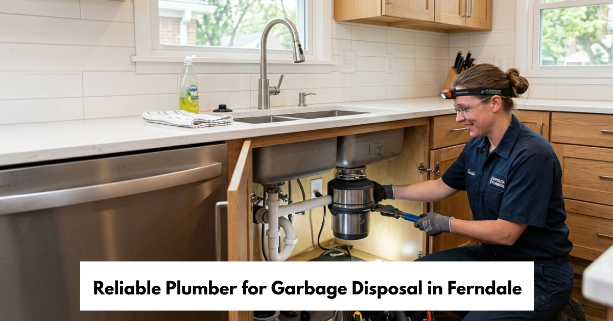 Reliable Plumber For Garbage Disposal In Ferndale