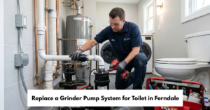 Replace A Grinder Pump System For Toilet In Ferndale