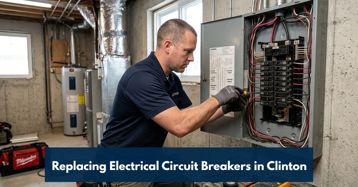 Replacing Electrical Circuit Breakers In Clinton