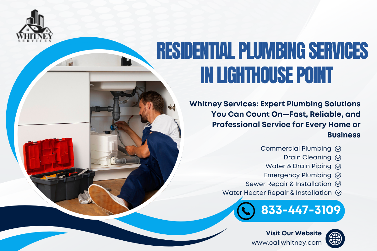 Residential Plumbing Services In Lighthouse Point
