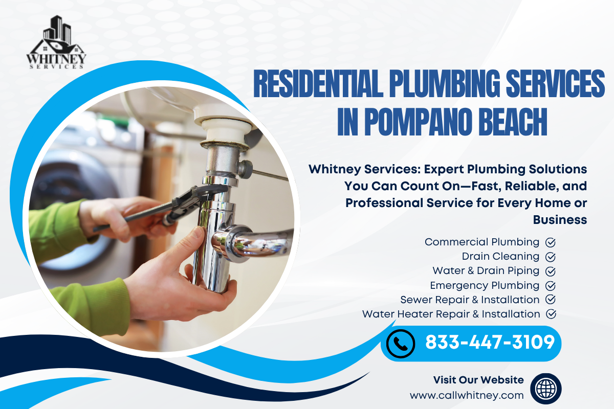Residential Plumbing Services In Pompano Beach