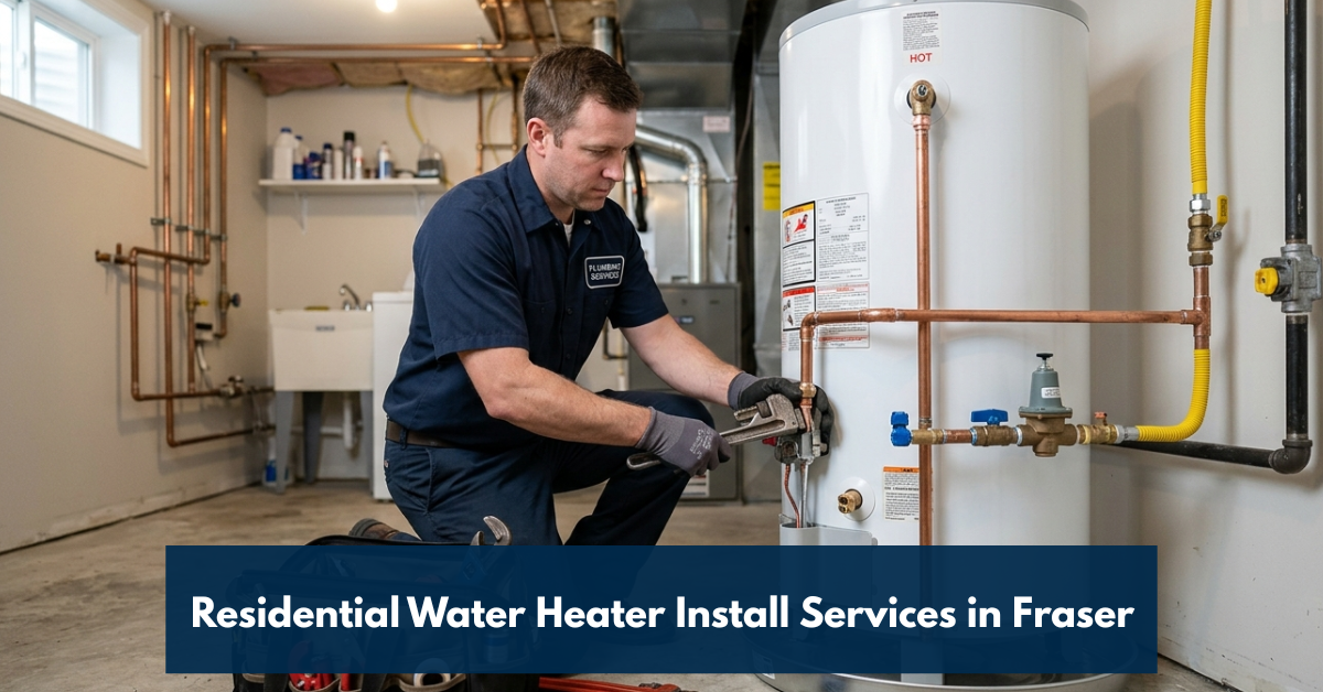 Residential Water Heater Install Services In Fraser