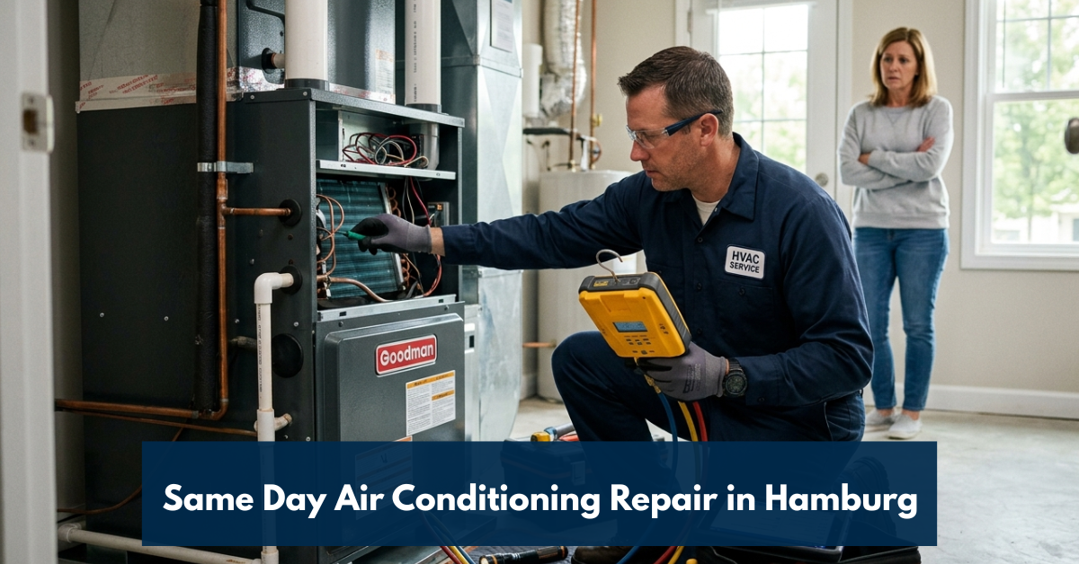 Same Day Air Conditioning Repair In Hamburg