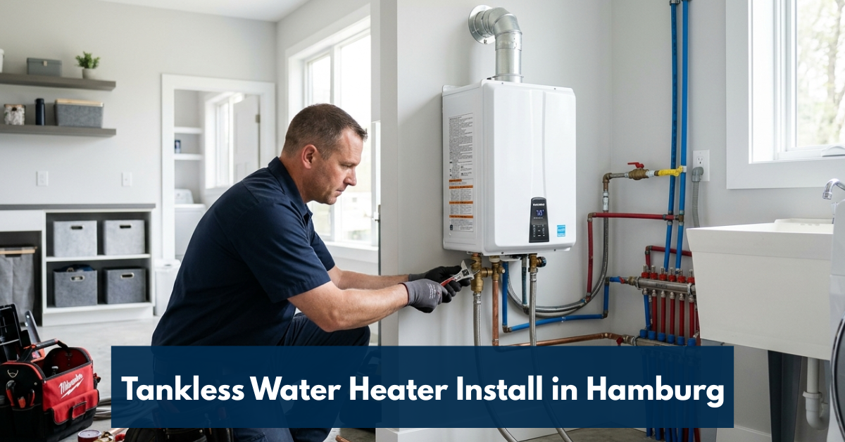 Tankless Water Heater Install In Hamburg