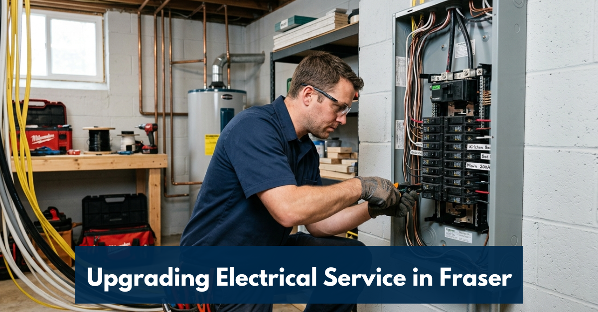 Upgrading Electrical Service In Fraser