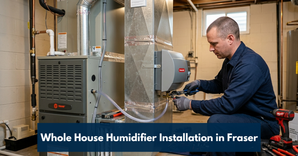 Whole House Humidifier Installation In Fraser