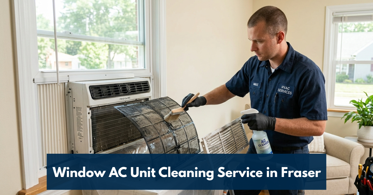 Window Ac Unit Cleaning Service In Fraser