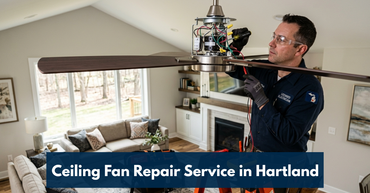 Ceiling Fan Repair Service In Hartland