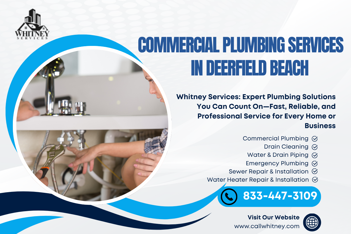Commercial Plumbing Services In Deerfield Beach