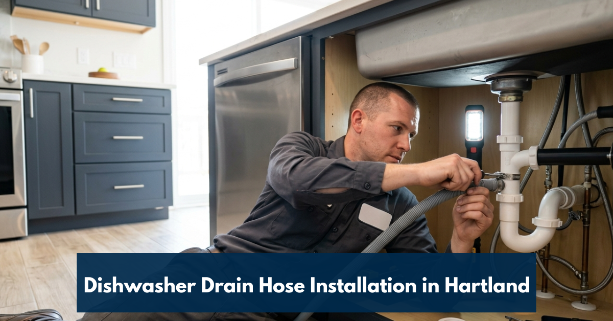 Dishwasher Drain Hose Installation In Hartland