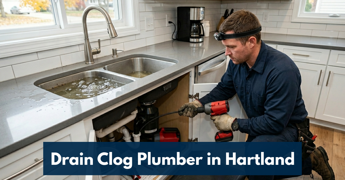 Drain Clog Plumber In Hartland