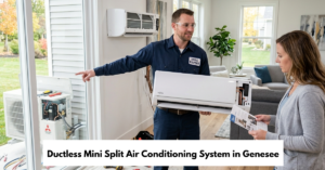 Ductless Mini Split Air Conditioning System In Genesee